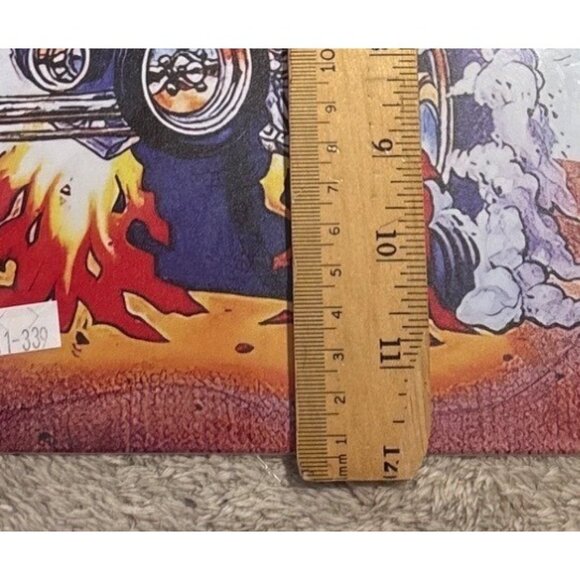 Rat Fink Metal Wall Art Nova Bad Boys Hot Rod 8" X 12" Vintage Inspired Man Cave - Picture 5 of 6